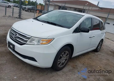 2013 Honda Odyssey Ex-L из США, поврежденный, VIN 5FNRL5H62DB048983